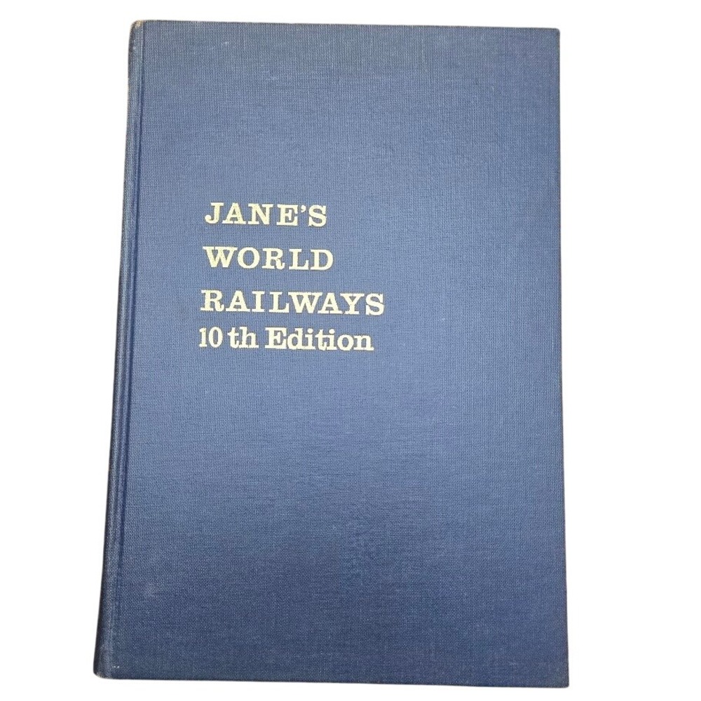 Jane's World Railways 10th Edition Hardcover McGraw-Hill Train Transportation‎